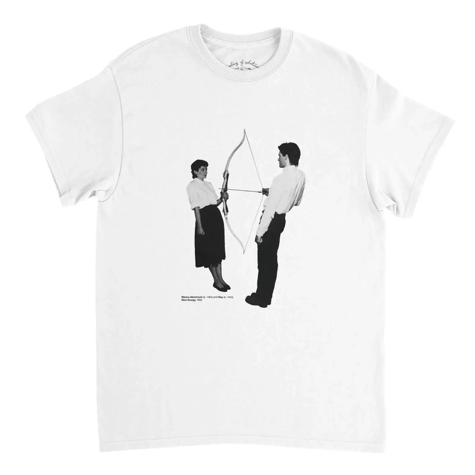Marina amp Ulay Rest Energy 1980 T Shirt vintage Washed Stylish homme Top For Everyday Wear fashion Unisex Versatile streetwear