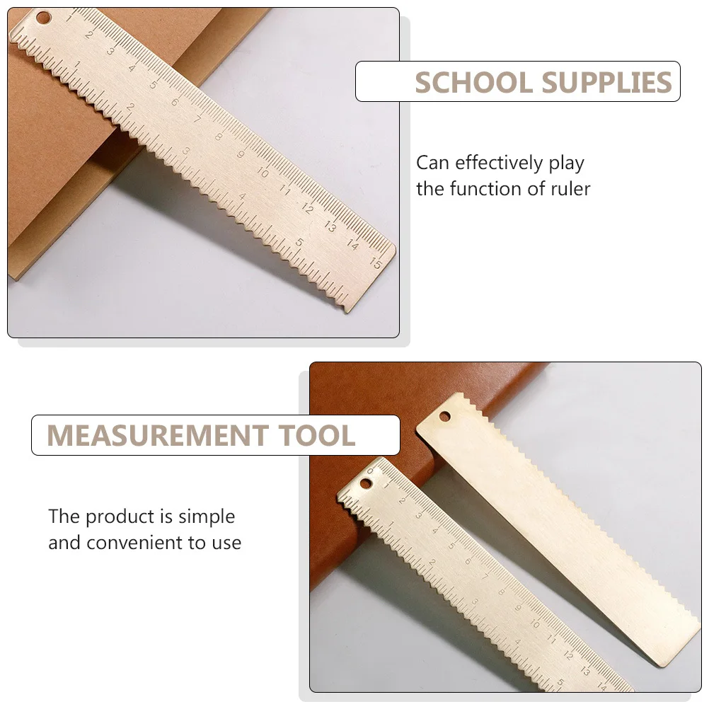 النحاس 30 سنتيمتر حافة مستقيمة أداة القياس رسم حاكم اللوازم المدرسية مستطيلة النحاس مسطرة مستقيمة طالب أداة قياس
