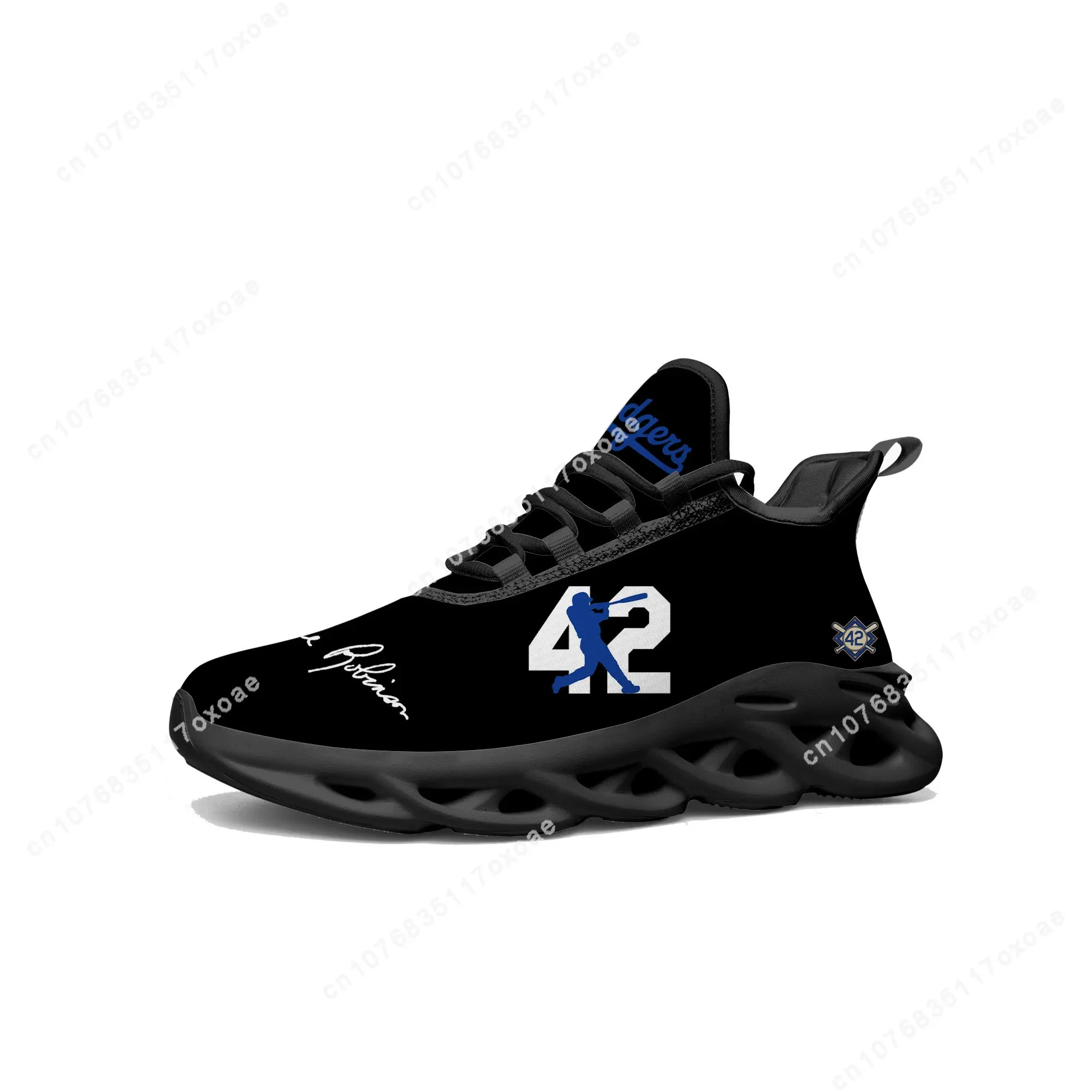 jackie robinson Baseball NO 42 Flats Sneakers Mens Womens Sports Shoes High Quality Sneaker Lace Up Mesh Footwear custom Shoe