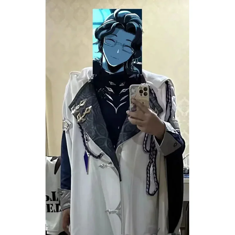Sky01 Game Genshin Impact Pantalone Cosplay Fatui Regrator Kostuum Pantalone Anime Comic Con Party VerjaardagscadeautjesSd01$