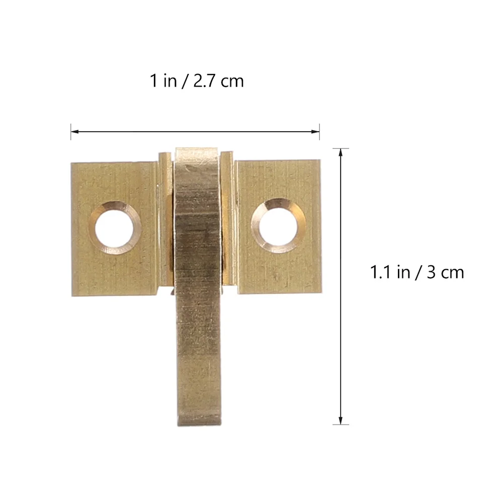 

2Sets Highquality Brass Elbow Latches Multipurpose Door Cabinet Locks Durable Wet Weather Simple Installation Door Elbow Latches