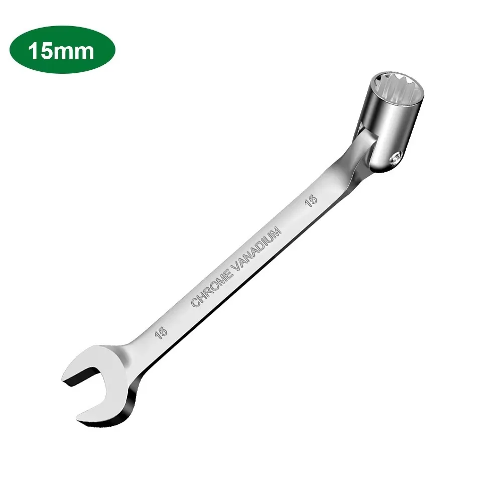 Tool Rotatable Single-Head Wrench Torx 8-19 Dual-Purpose Wrench Single-Head Auto Repair Tool