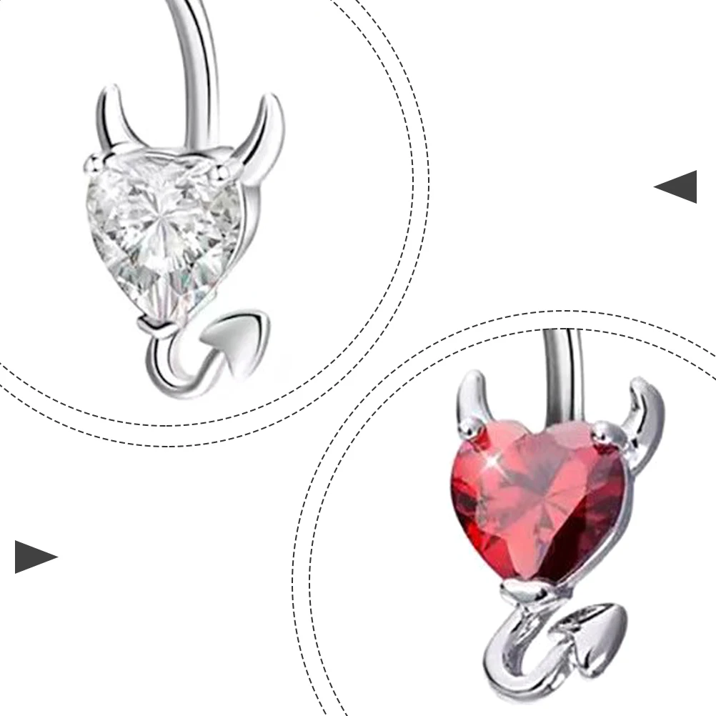 

3 Pcs Rings Navel Jewelry Belly Button Jewelry for Women Small Bars Piercing Accessories Stylish Creative Beach Party Gifts