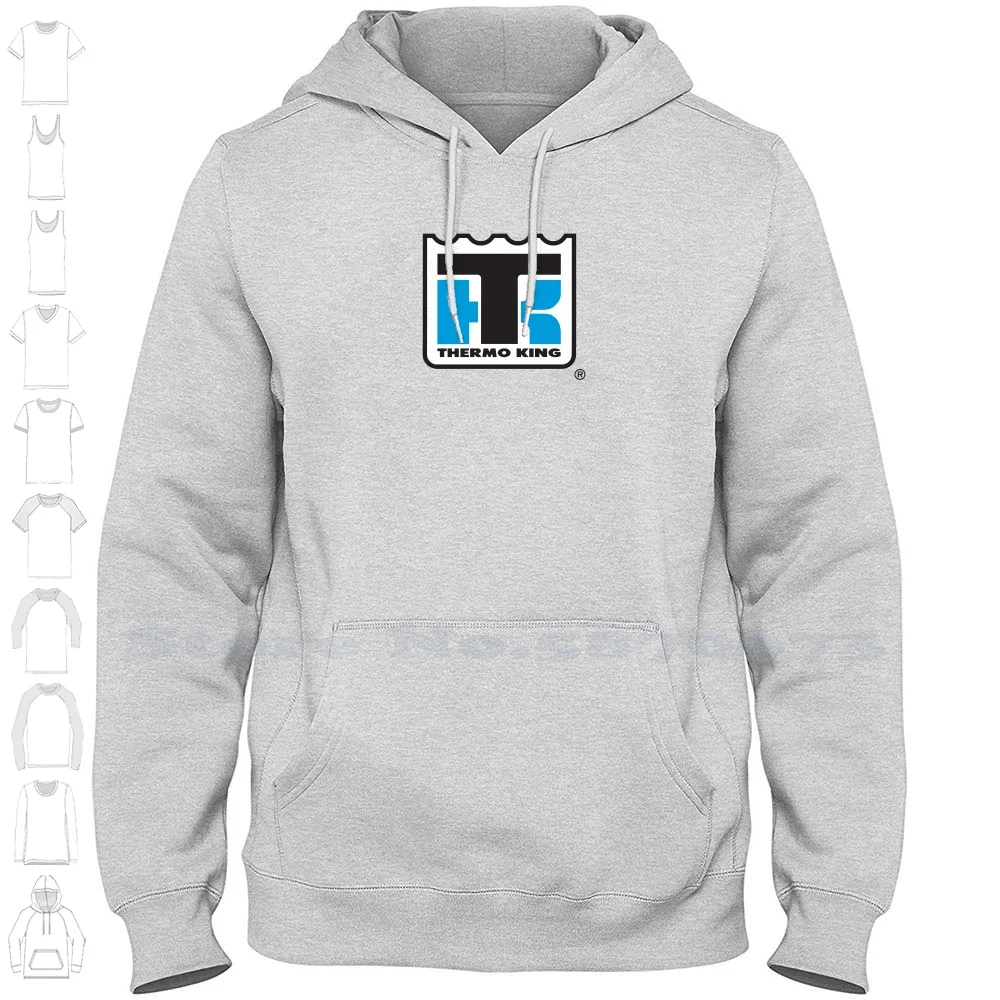 Thermo King Logo Casual Clothing Sweatshirt 100% Cotton Graphic Hoodie