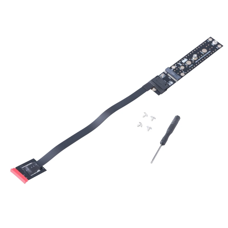 

M.2 (A+E) Key To M.2 M Key Extension Cable Adapter with Cable For 2230 2242 2260 2280 M.2 NVME SSD Supports 64Gbps