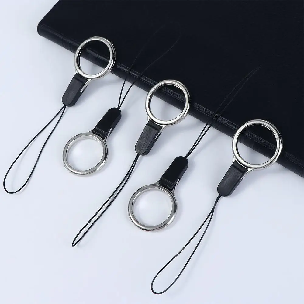 Accessory Keychains Hooks Key Ring Keycord Lanyards Phone Finger Ring Mobile Phone Lanyard Smartphone Strap Phone Handheld Rope