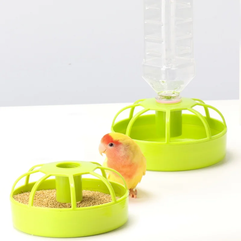 1pc Large-Capacity Automatic Feeder for Water Food for Pet Birds Parrots Starlings Chickens Hamsters Bird Feeder Accessories