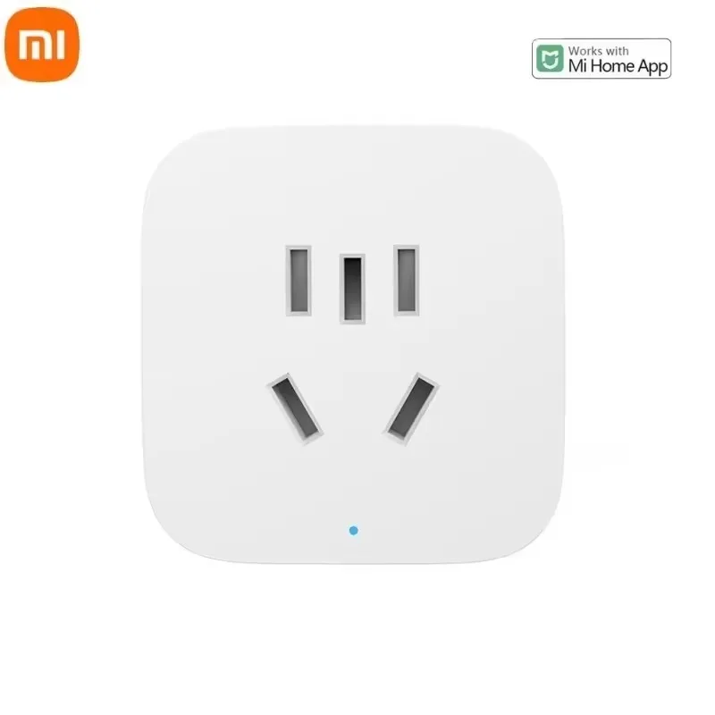 Xiaomi Mijia Smart Socket 3 WIFI Power Statistics Version Wireless Remote Control Adaptor Power On Off Work With Mi home APP