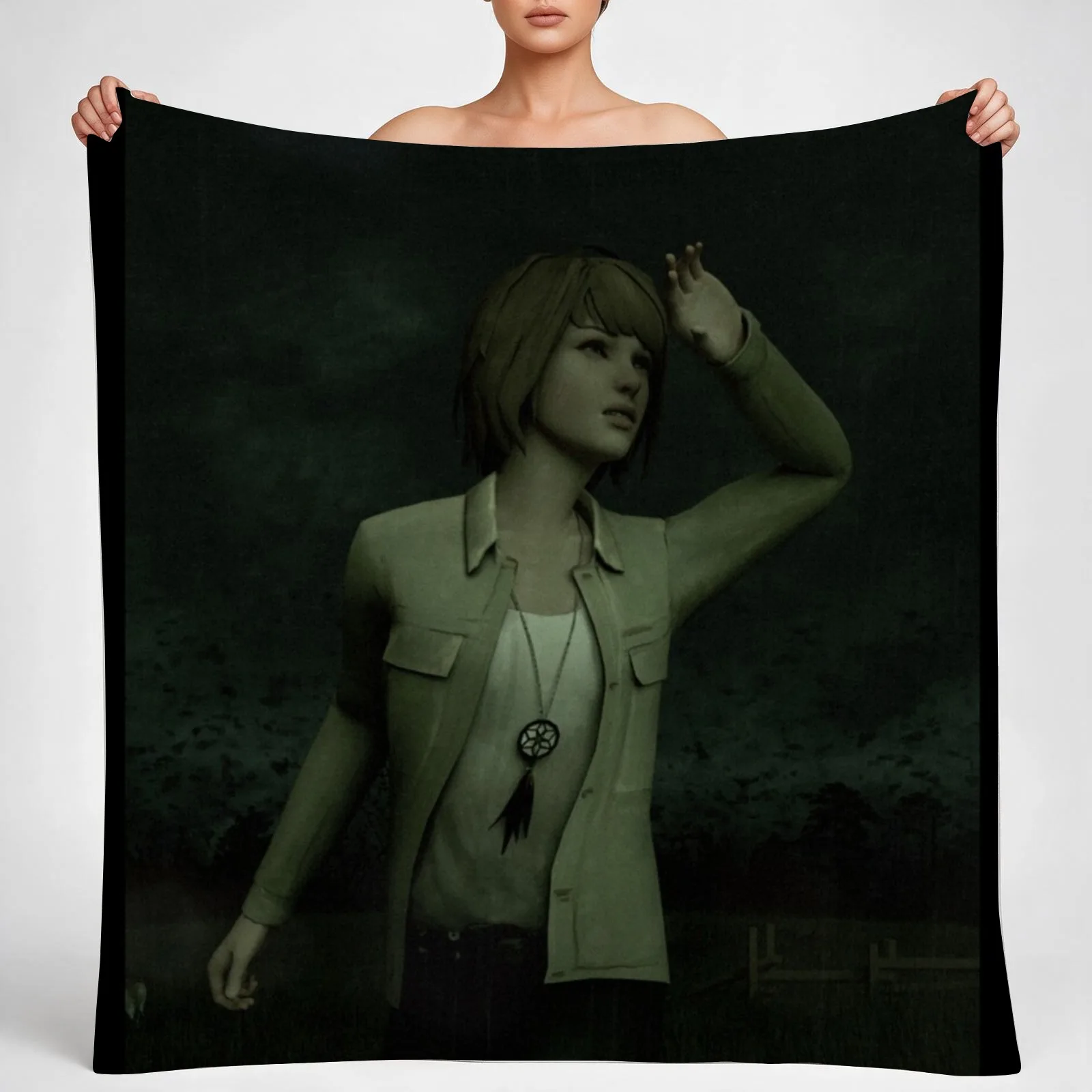 Max - The Vortex - Manta decorativa de la serie Life is Strange, ideal para el sofá, suave, afelpada y perfecta para picnics o para usar en exteriores.