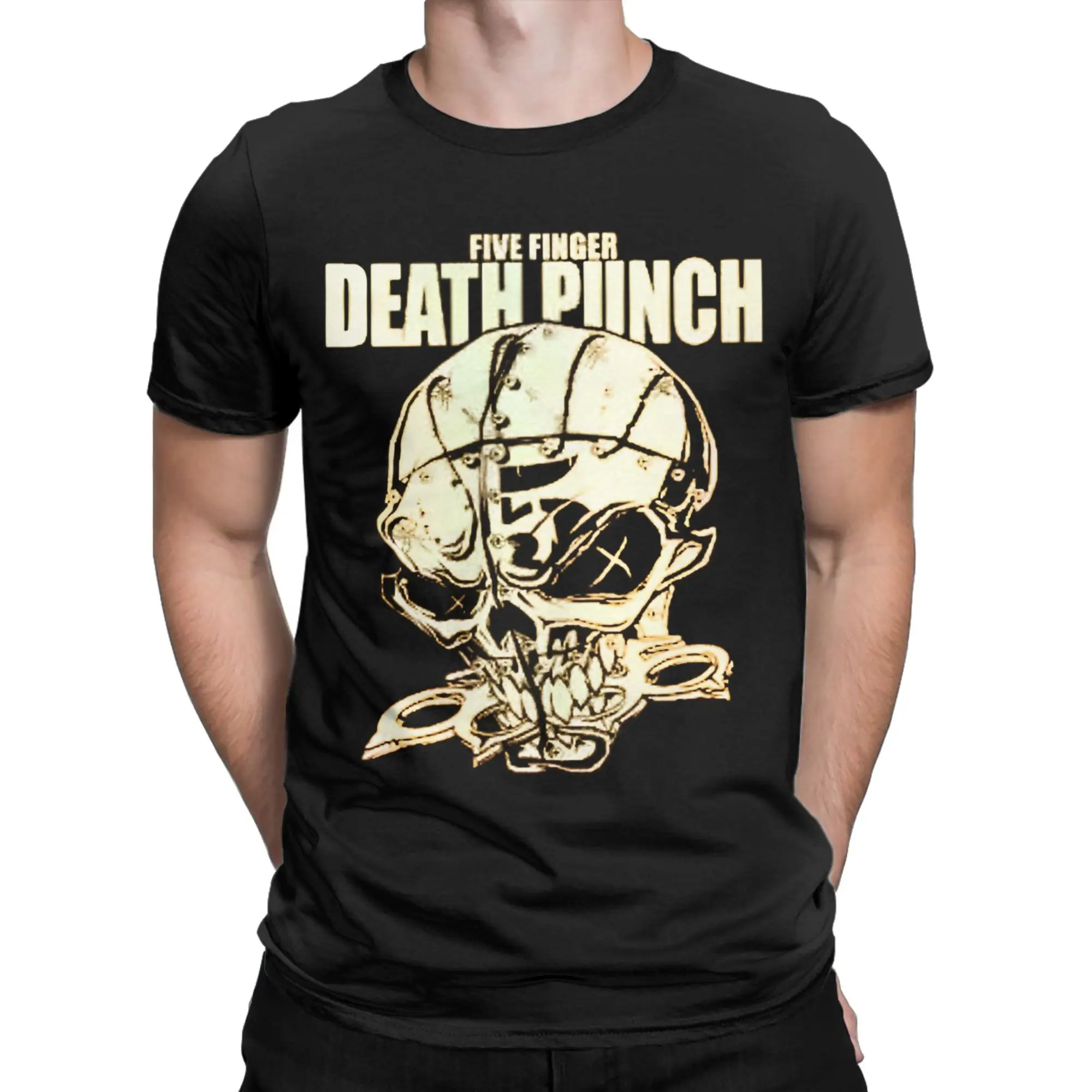 

Men Women Five Finger Death Punch metal rock band T Shirt 100% Cotton New Arrival Tee Shirts Top Clothing