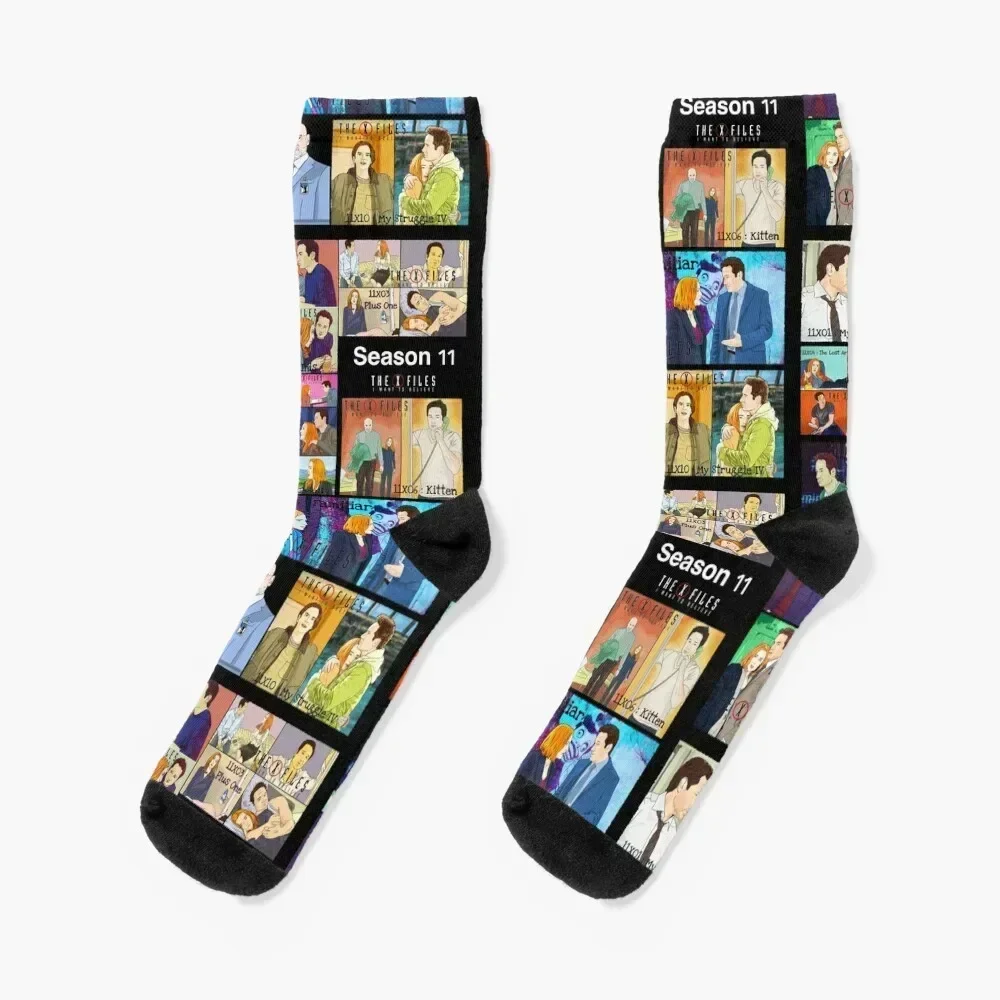 

The X files season 11 all the episodes ( more 70 designs XFiles in my shop) Socks Wholesale christmas stocking Woman Socks Men's