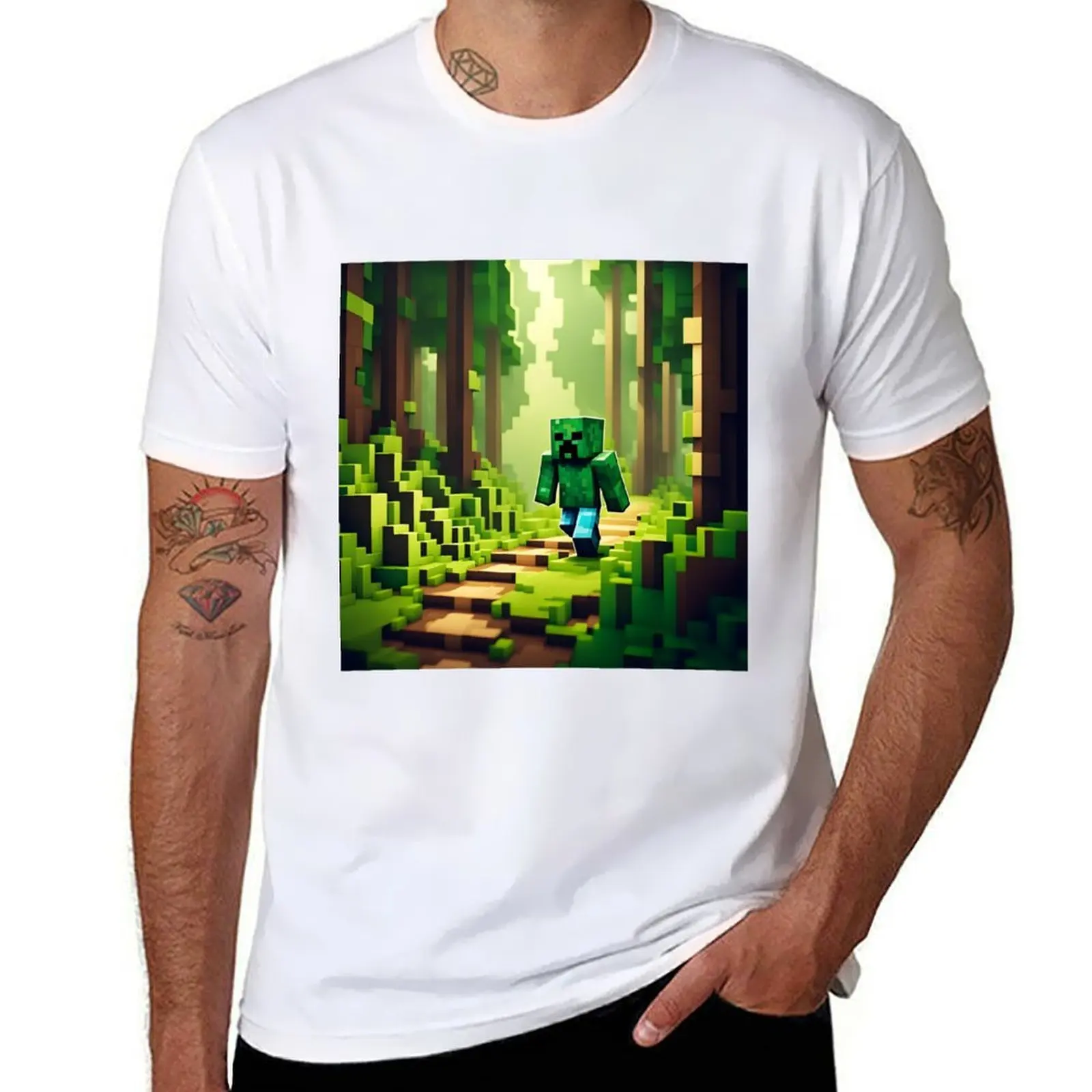 

Creeper At Heart, Gamer Stroll T-Shirt t shirt men 100% cotton luxury brand man t shirt luxury T-Shirt