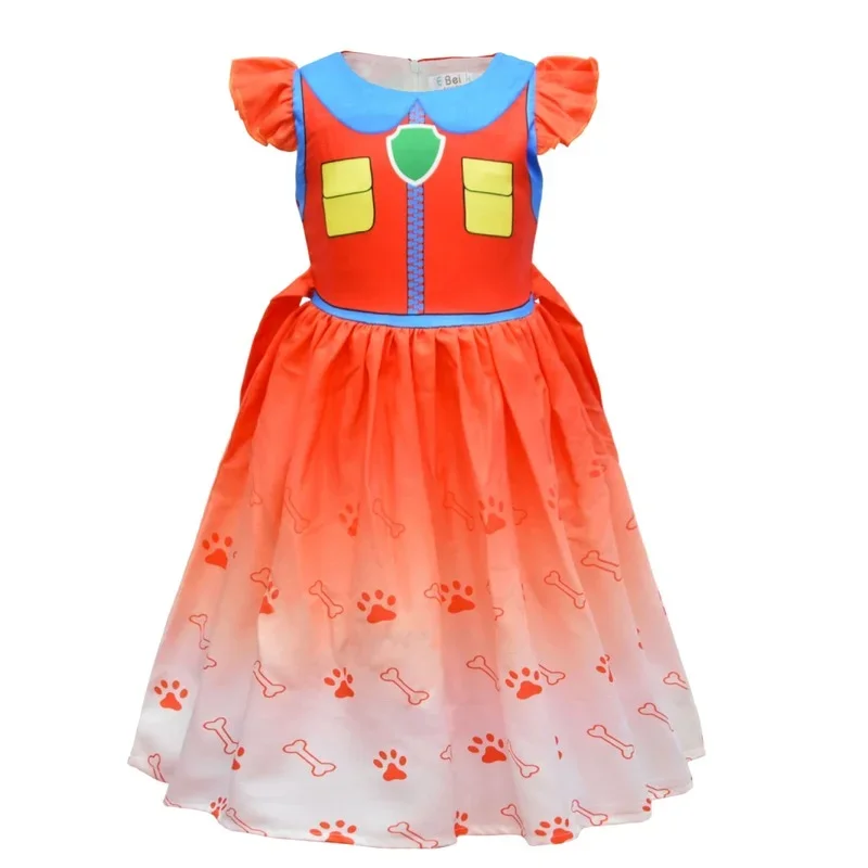 Abito da principessa per ragazze, festa di carnevale, simpatico cartone animato, vestito per cani, principessa Peach, per bambini, Natale, vestito colorato, vestiti di compleanno per ragazze