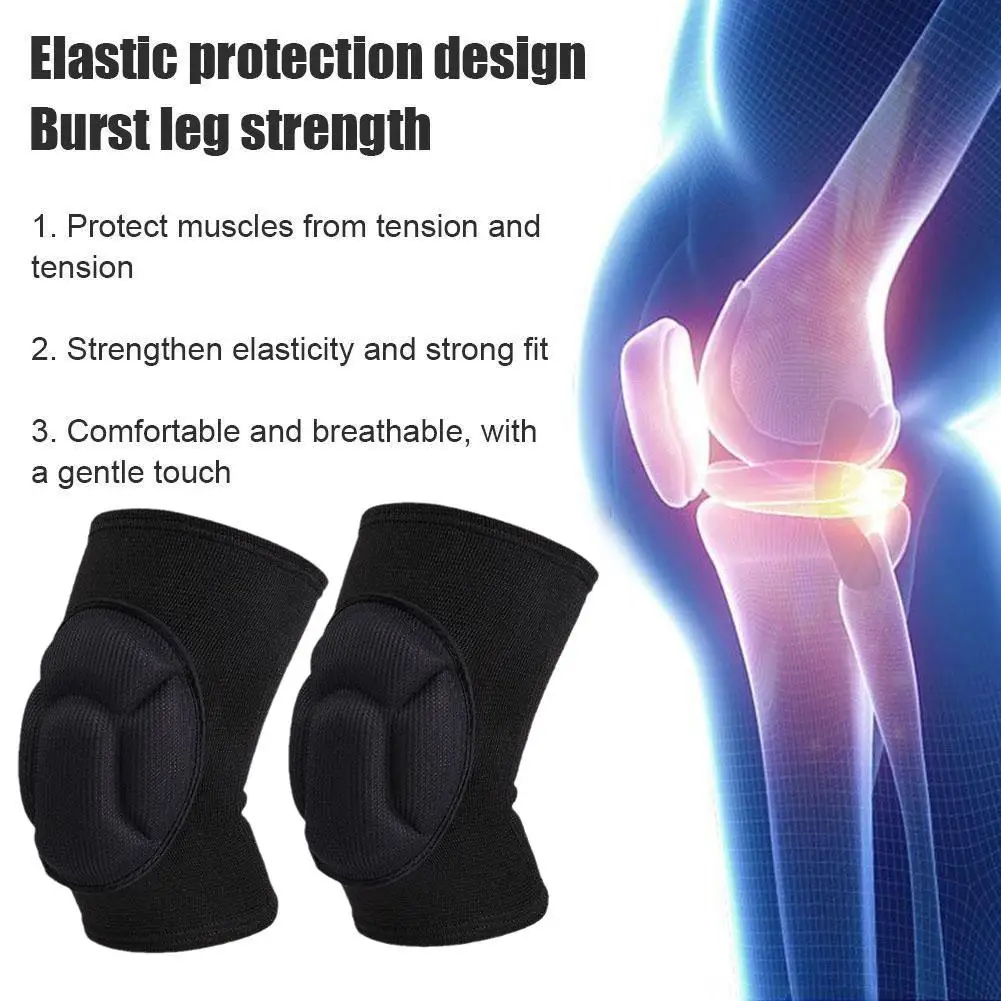 WorthWhile Knee Pads For Dancing Volleyball Yoga Women Kids Men Kneepad Patella Brace Support Fitness Protector Work Gear V5C3