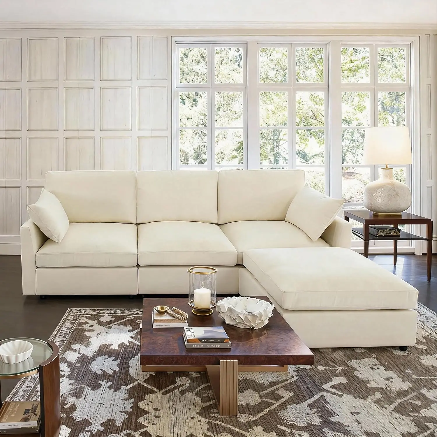 Beige Modular Cloud Sectional 1
