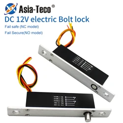 Upgrade Your Security System Electric Bolt Door Lock DC 12V Fail Safe Lock Locker with Timer Delay Door Contact Feedback Signal