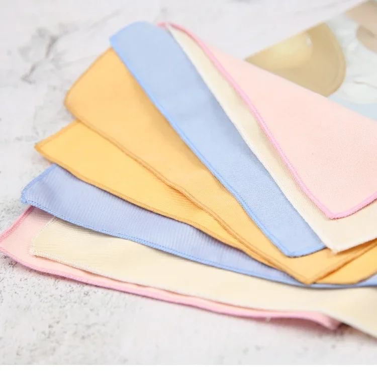 24cm Men's Business Pocket Square Solid Color Handkerchief Leisure Colorful Chest Scarf Casual Party Tuxedo Accessories
