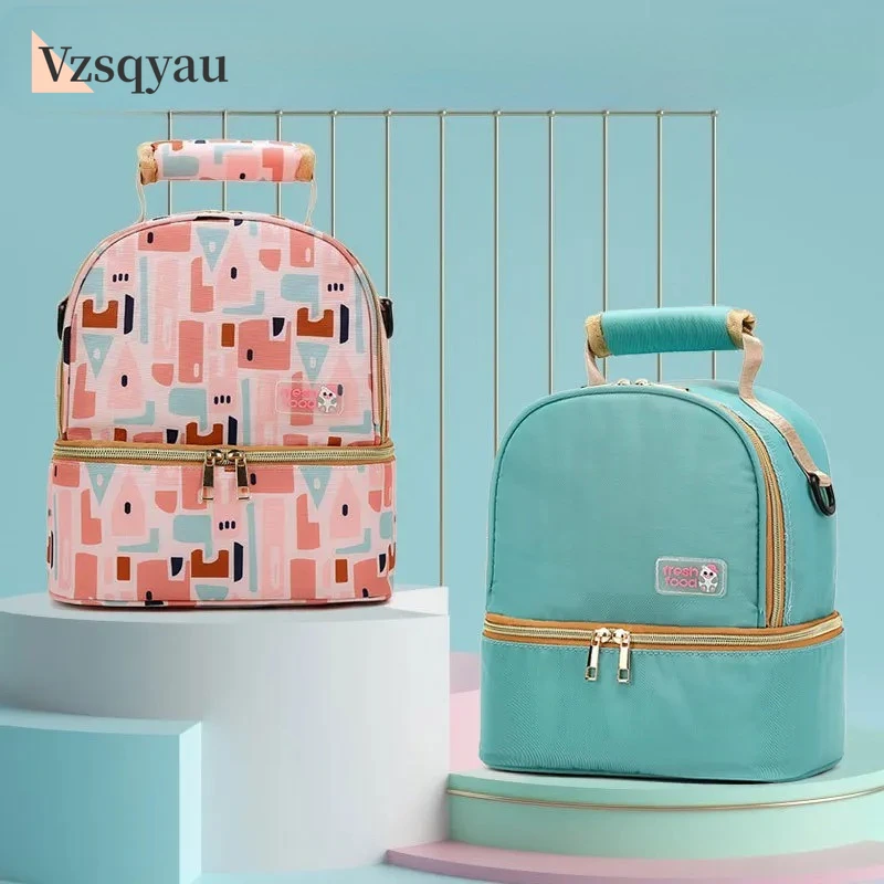 

Warmer with Feeding Bottle Thermal Keeps Drinks Cool Travel Backpack Mummy Diaper Backpack Baby Milk Food Storage Thermal Bags