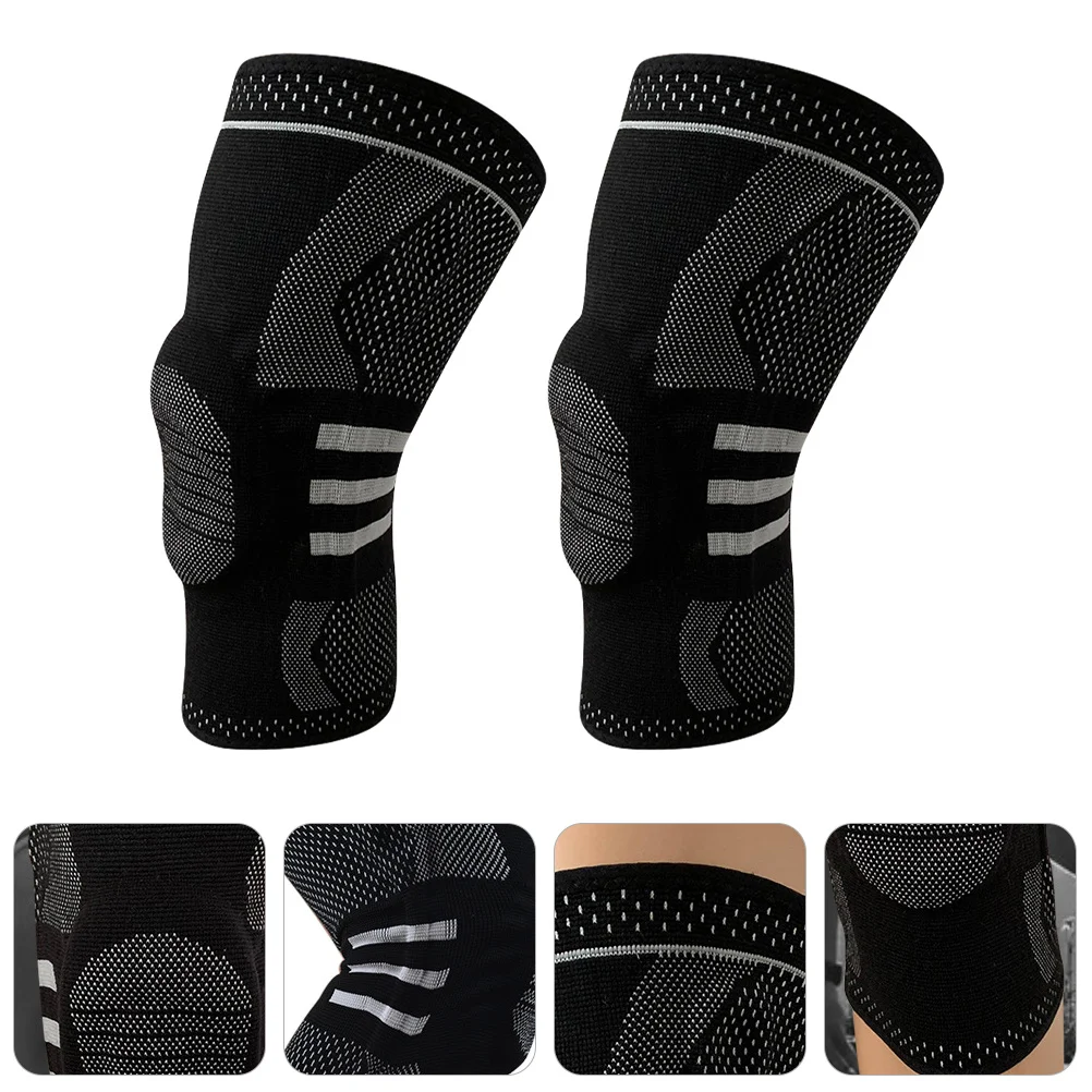 

1Pair Knee Compression Sleeve Lightweight Breathable Knee Brace for Outdoor Sports Running Fitness Training Support Joint