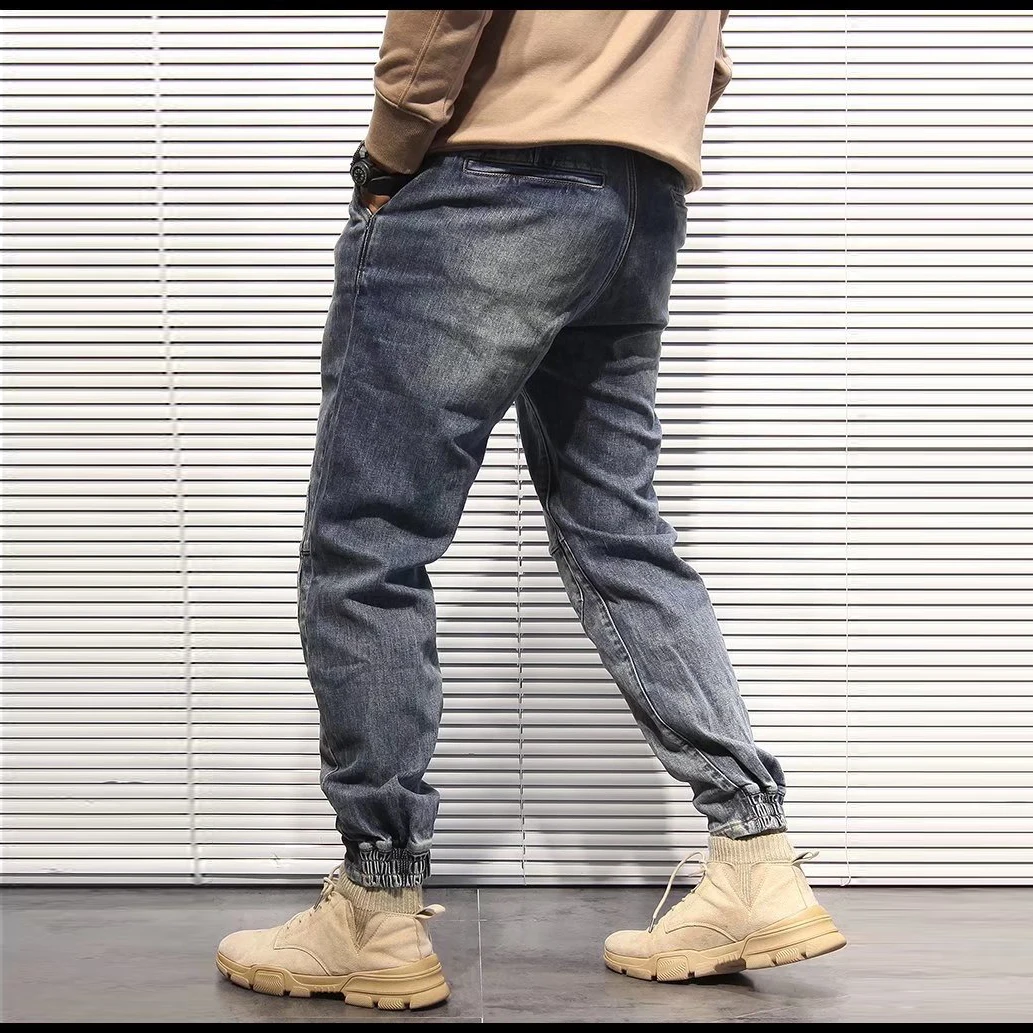 2023 New Spring Summer Men's Jeans Vintage Style Classic Casual Street Men Denim Pants Loose Luxury Cargo Pants Men Trouser Tide