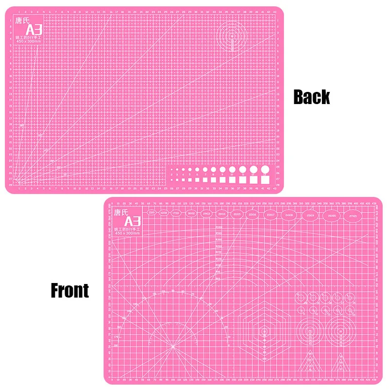 PVC Auto Cura Corte Mat, Espessamento, A3 Cor, Multifunções, Cortador de Placa, Faca, DIY Craft Ferramenta, Material de Escritório