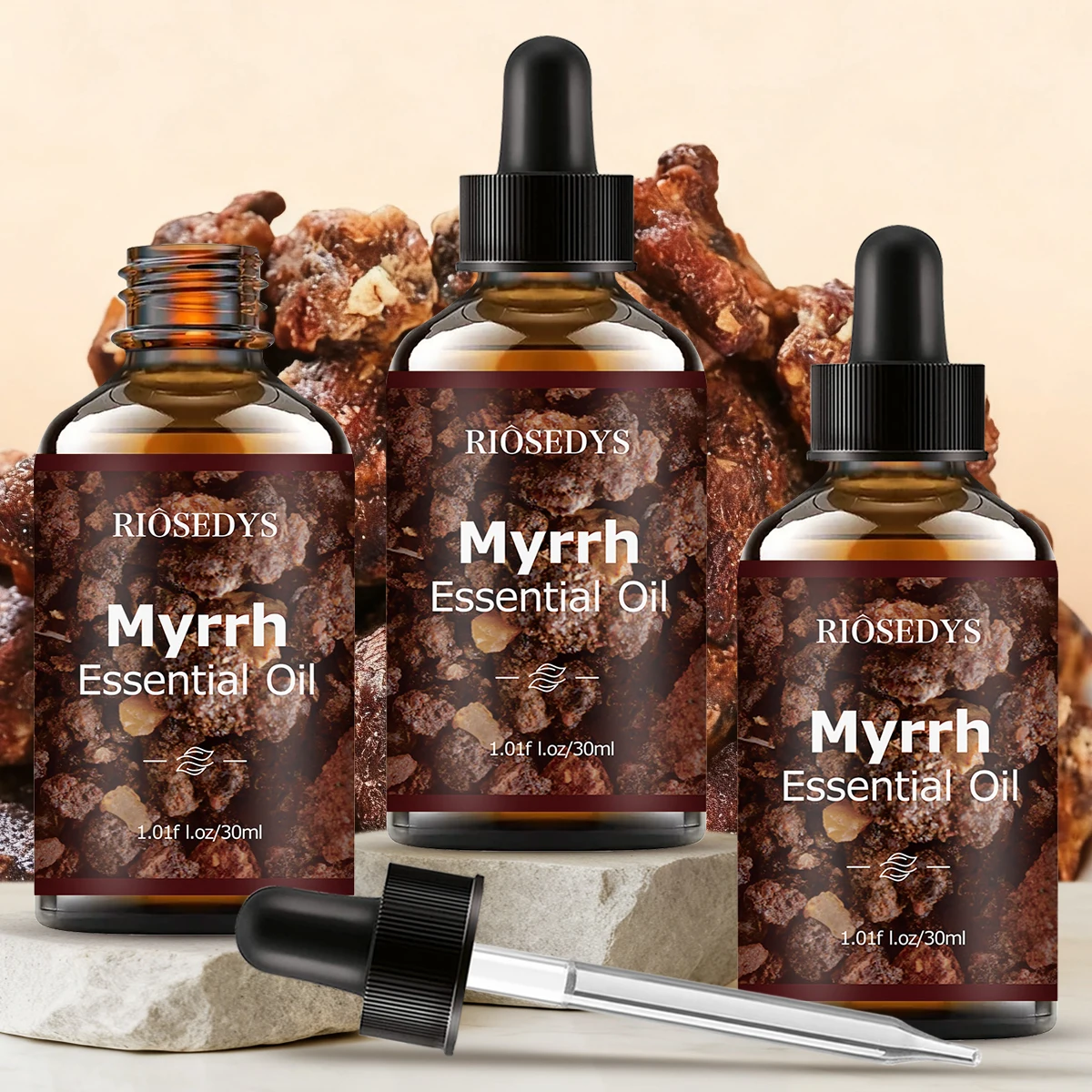 Myrrh essential oil natural fragrance, is suitable for body massage treatments ,hair care anddiffuser