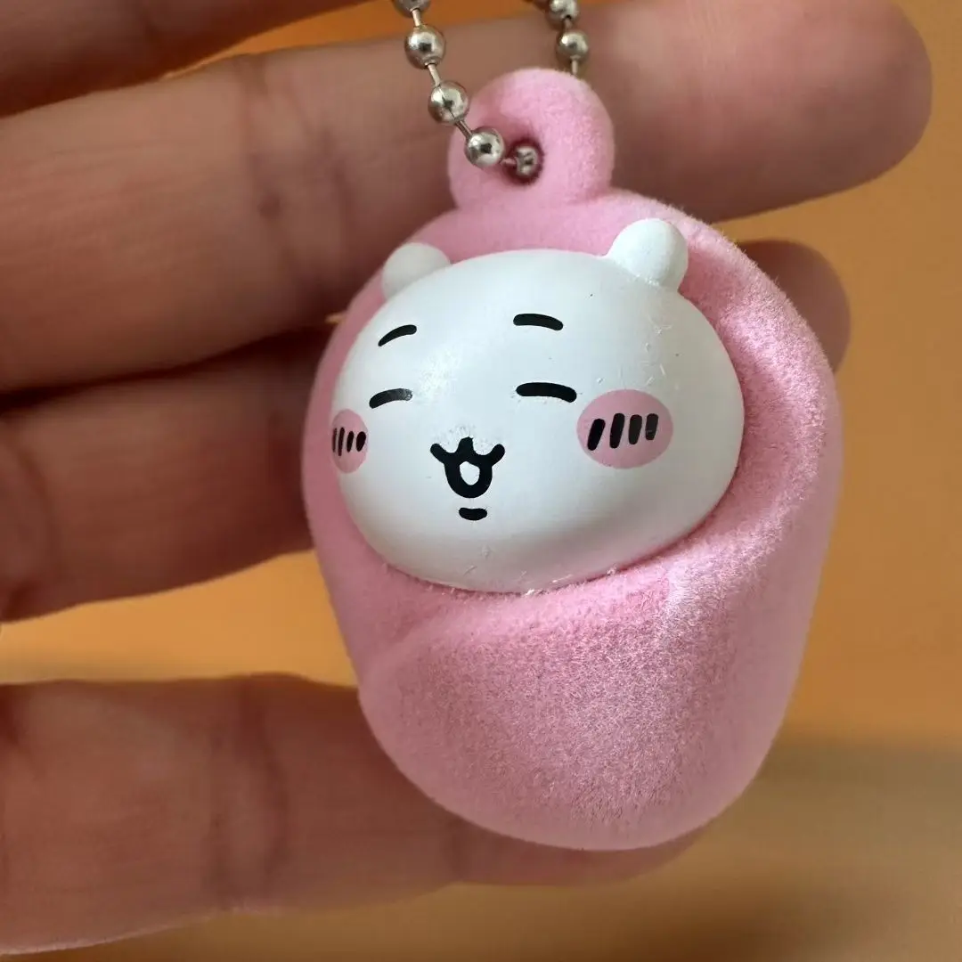 MINISO Genuine Chiikawa Infant Keychain Bag Pendants Momonga Blind Box Toy Kids Birthday Hachiware Gift Girls Purse Ornament