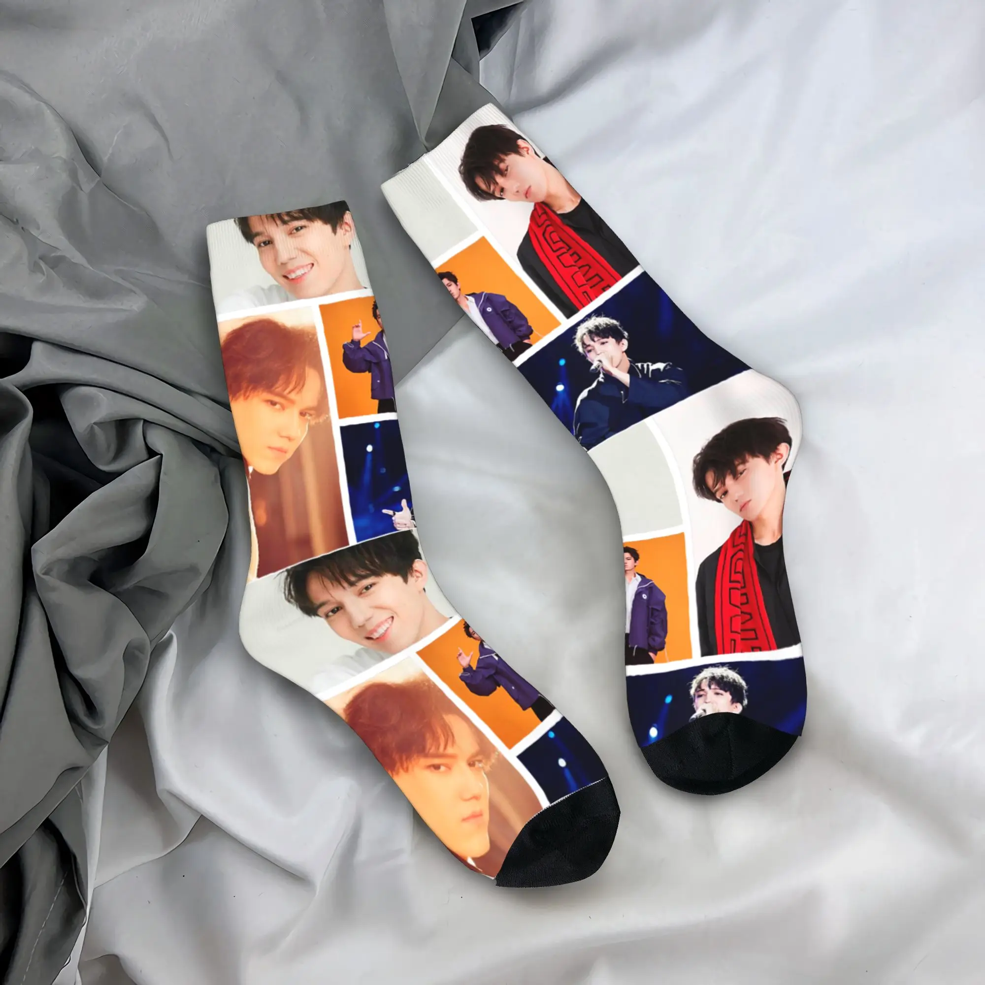 

Женские носки в стиле My Favorite Dimash Dear Dears Forever Music Art, противоскользящие чулки, мягкие носки для пар, носки с принтом