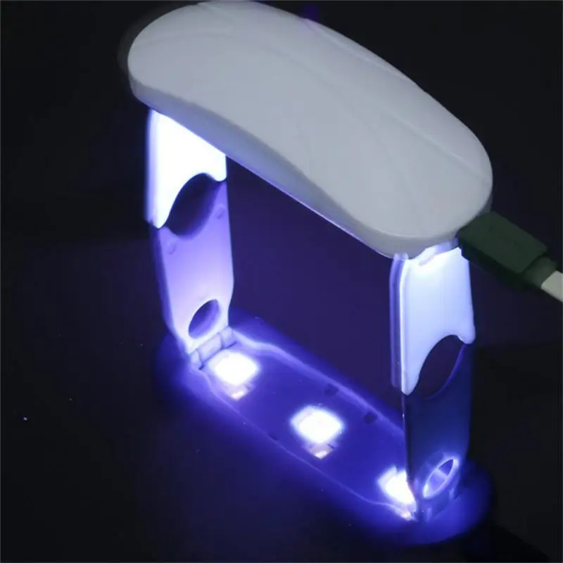 Foldable Phototherapy Lamp 2 Speeds Quick Drying And Curing Efficient Innovative Durable Highest Rated Usb Nail Dryer Nail Dryer