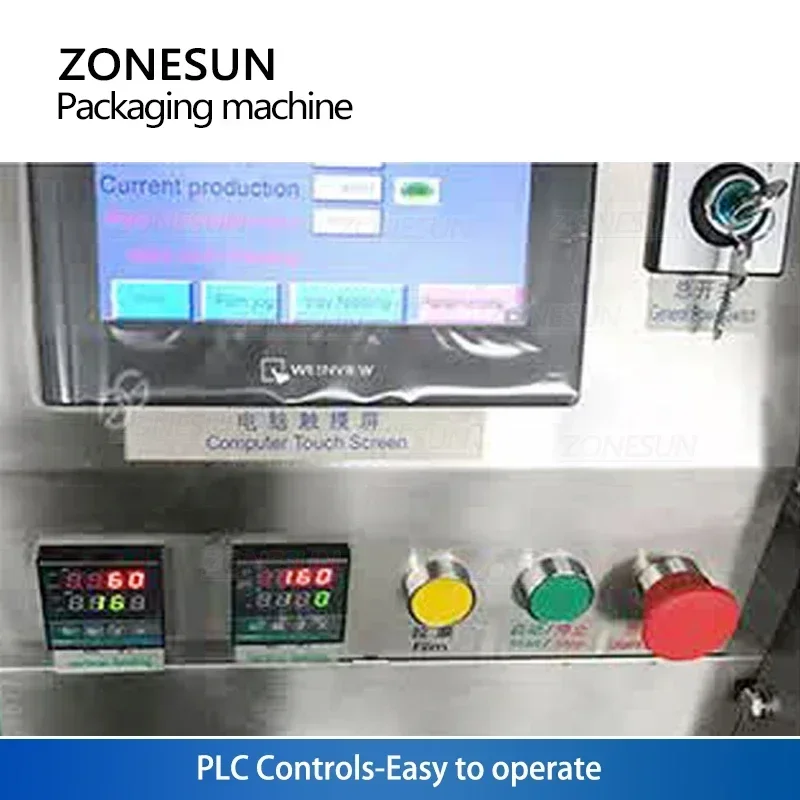 ZONESUN ZS-GPT1 Macchina confezionatrice automatica per tè e caffè per il riempimento e la sigillatura di bustine di polvere di granuli