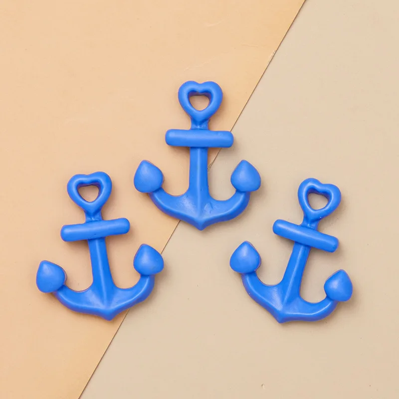 Dijes de animales marinos Kawaii, Mini barcos de vela de espalda plana, estatuilla de submarino de ballena de cangrejo, suministros de manualidades