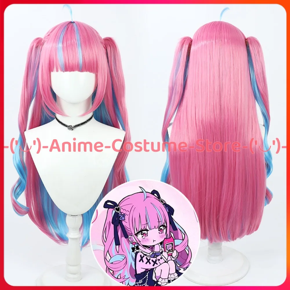 

NIJISANJI VTuber Minato Aqua Cosplay Wig Anime Game Character Halloween Carnival Party Costume Wigs Heat Resistant SyntheticHair