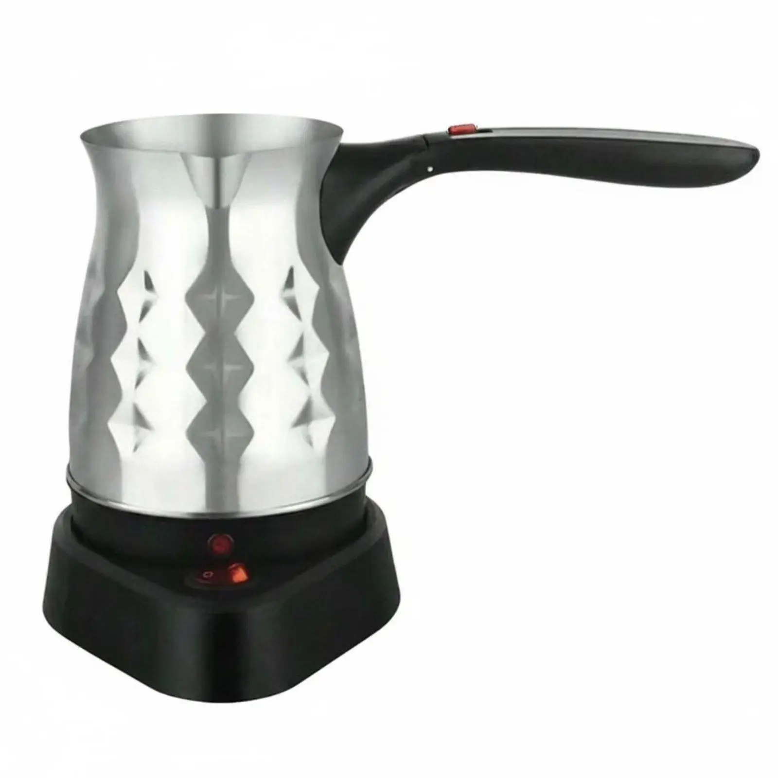 Stainless Steel Kettle Electric Turkish Coffee Pot Foldable Handle Teapot for Quick Hot Milk and Tea