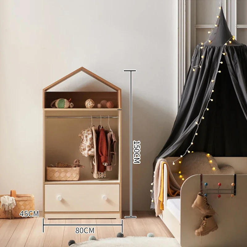 Armario moderno para niños, organizador de ropa de dormitorio, aparador, muebles para el hogar, CY50CW