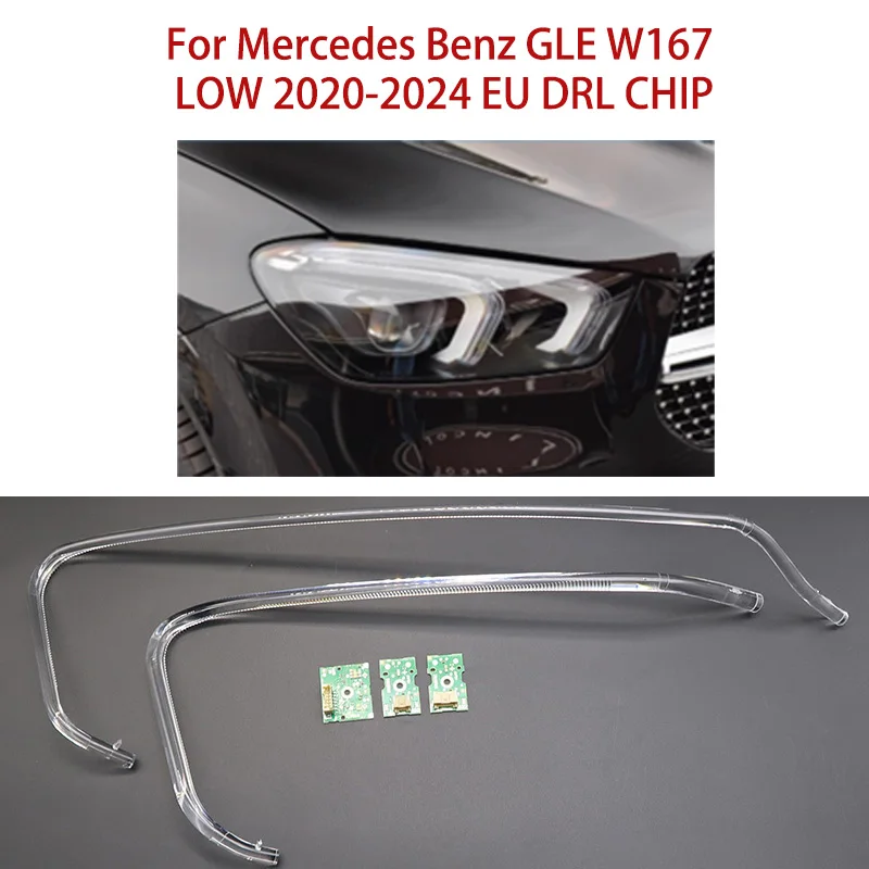 

Белый свет лампы для Mercedes-Benz GLE W167 Angel Eye Car DRL CHIP 2020-2024 Европейская версия модуля балласта