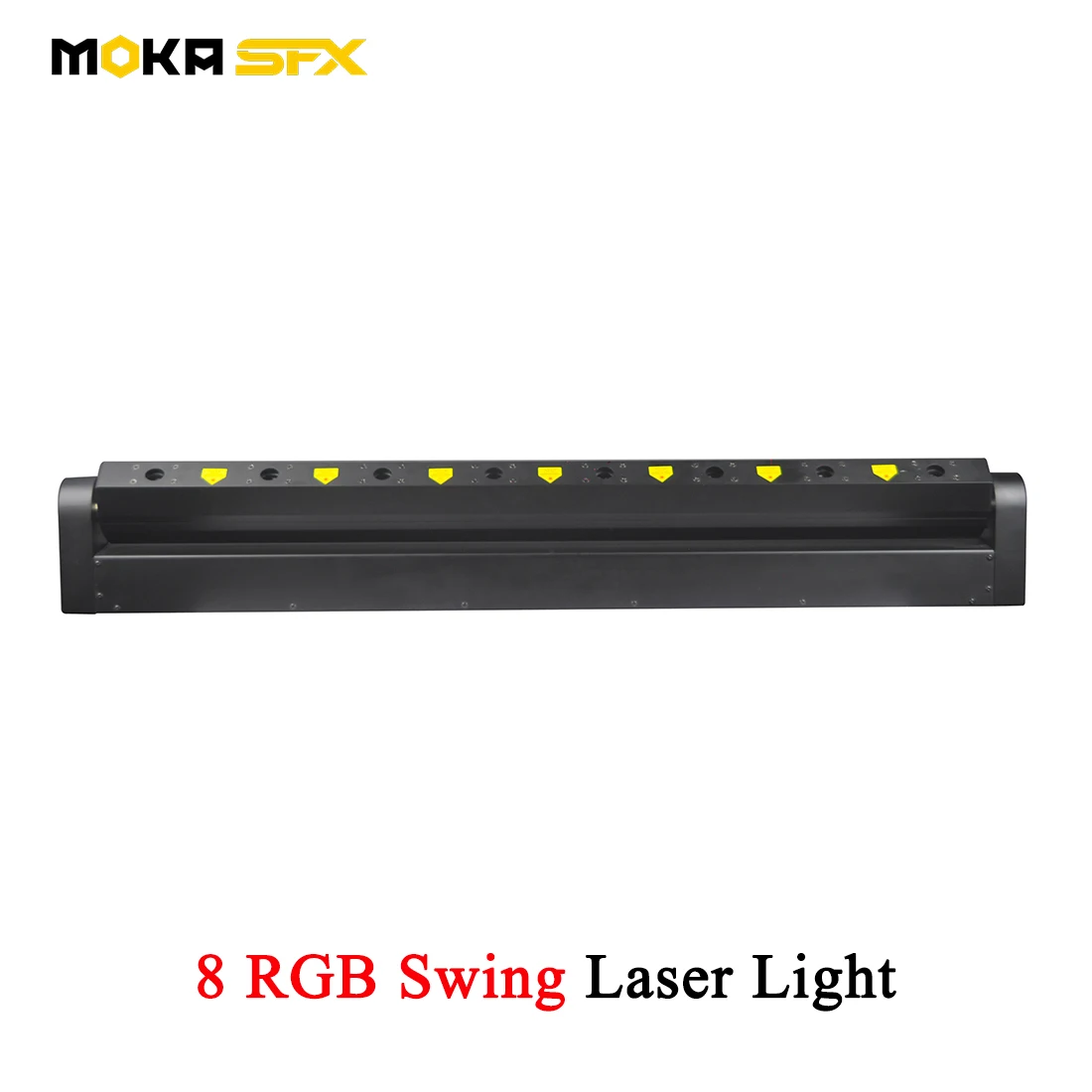 

MOKA SFX 8 RGB Swing Party Laser Light TTL Disco Stage Light Show Indoor Moving Head Laser Projector for KTV Club Banquet Hall