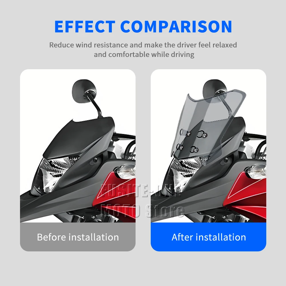 For Honda XRE 300 2019 2020 2021 2022 Motorcycle Adventure Windshield Extension Style Windscreen Wind Deflector Screen
