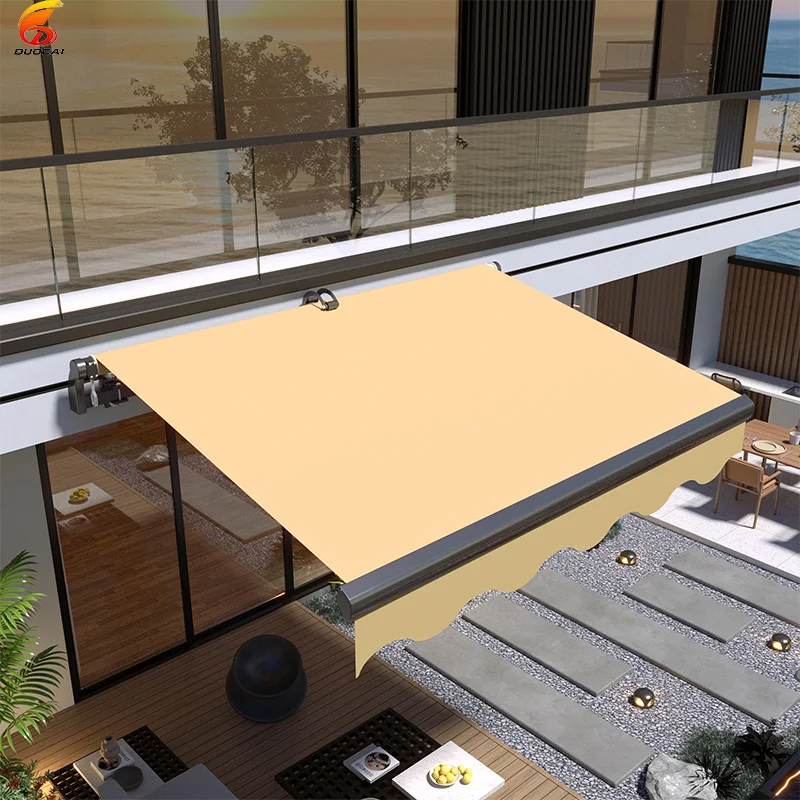 

Awning Waterproof Outdoor Remote Control Full Cassette Awning For Blcony