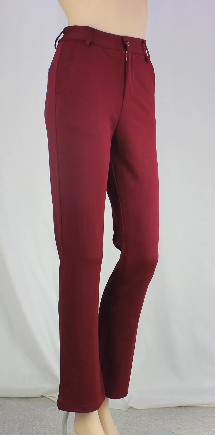 Damen Business Casual Hosen, Bequeme Bürokleidung mit Taschen, Elegante Regular Fit Arbeitshosen – Detail 16