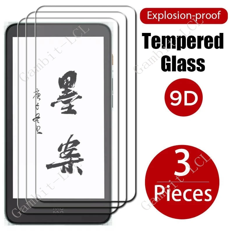 3PCS HD Original For Moaan InkPalm 5 Mini Tempered Glass Protective ON InkPalm5 Pro Plus MoaanPlus Screen Protector Cover Film