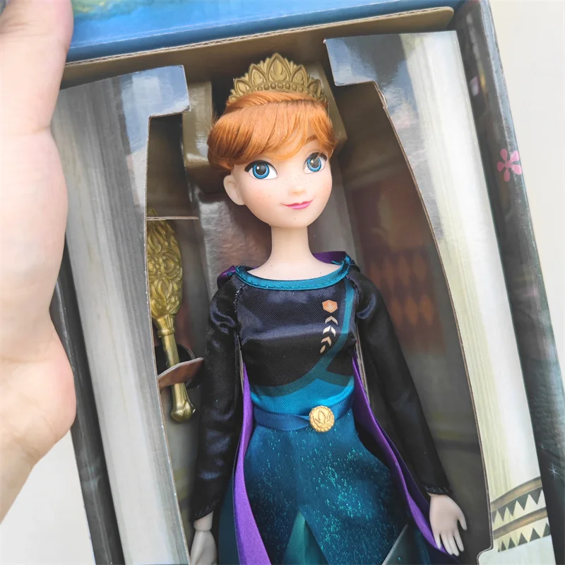 

2024 New Toys Elsa Anna Doll Mermaid Rapunzel Bell Princess Doll Genuine Voice Merida Princess Pretend Play For Girl Gift Hot