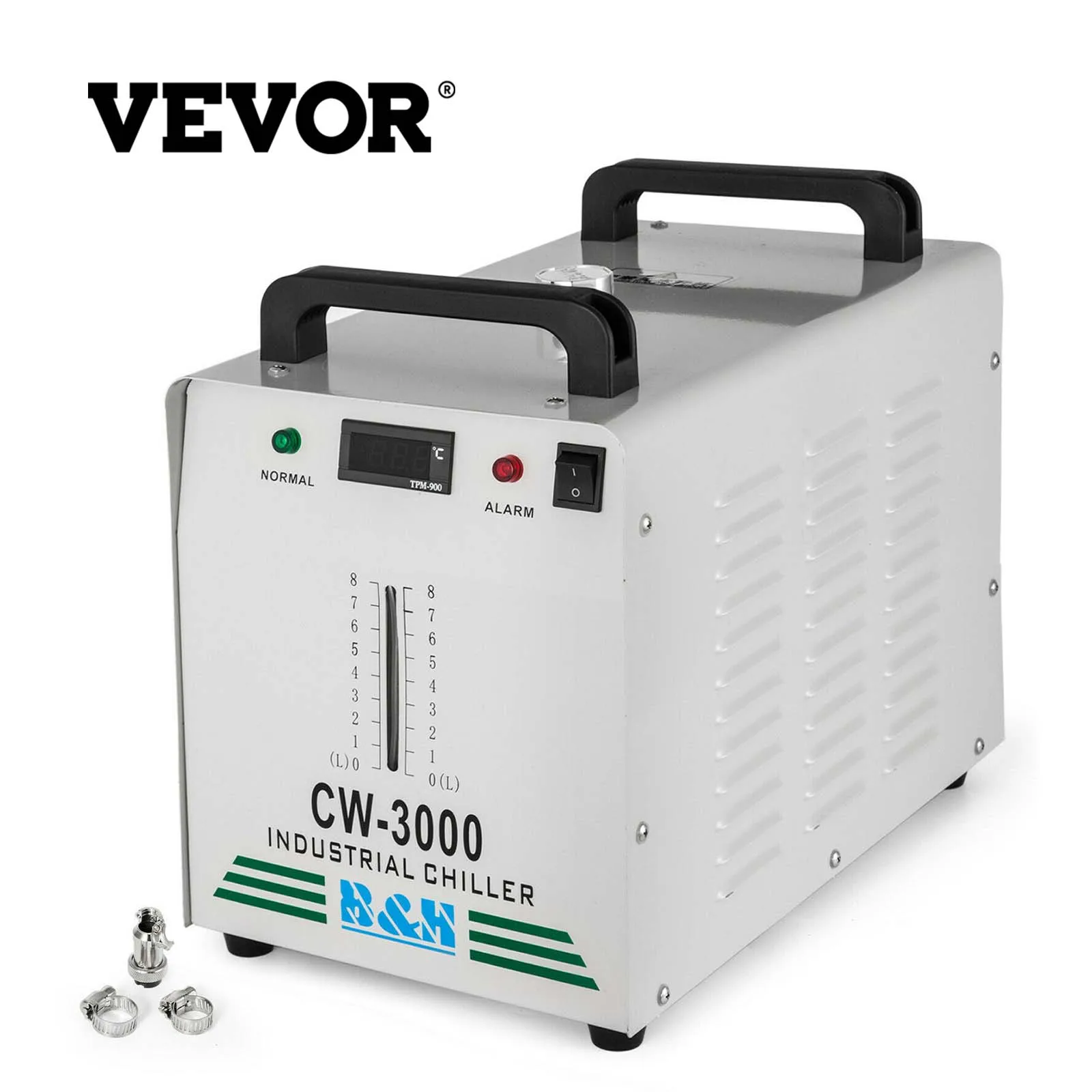 Vevor 220v Cw3000 Thermolysis Refrigerador de Água Industrial Chiller para Cnc Laser Gravador Máquinas Gravura 60w 80w