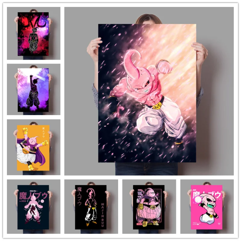 

Anime Dragon Ball Majin Buu Villain Role Canvas Classic Poster Painting Bandai No Frame Prints Decor Home Room Picture Wall Art