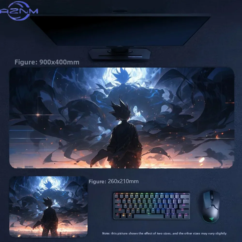 Animation Dragon Ball Rubber Mouse Pad Boys E-sports Game Large Size High Quality Keyboard Pad Office Supplies Rubber Mousepad