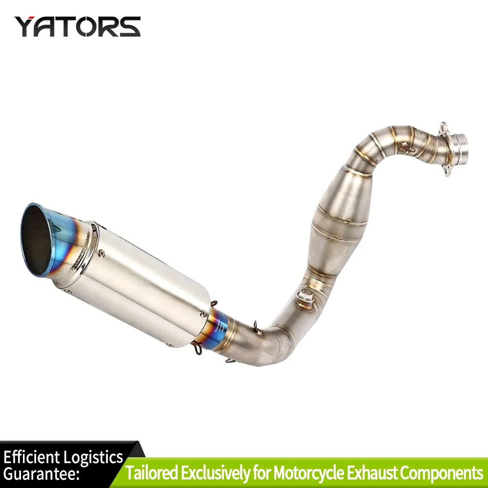 

Exhaust Systems Slip For BMW G310GS G310R 2016-2023 Modified Muffler Black Exhaust Mid Tail Pipe Exhausts Pipes