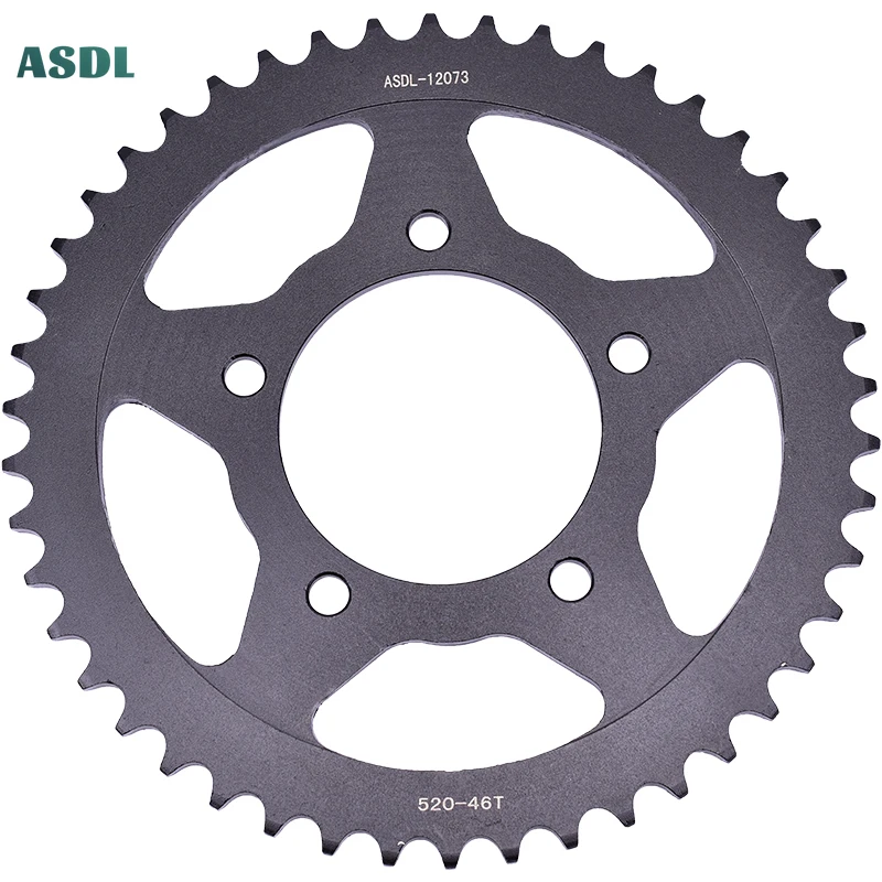 

520 46T Motorcycle Rear Sprocket Staring Wheel For SUZUKI GW250 GW 250 GSR250 GSX250 SFV650 SV650 2009 2010 2011 2012 2013-2020