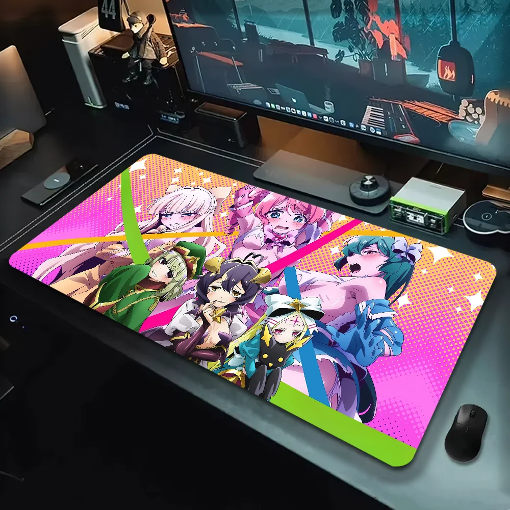 

Gushing over Magical Girls Mousepad Keyboard Mat Pads Gaming Desk Protector Laptops Large Cartoon Deskmat Mats Cute
