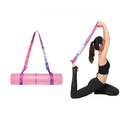 Yoga Mat Bundle Rope Adjustable Strap Stretch Fixed Portable Storage Items Sports Fitness One Strap Multi-Use Stretching Strap