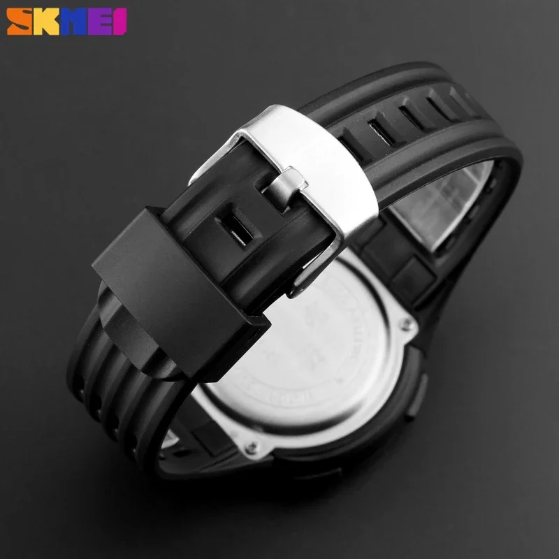SKMEI 1219 Mens Ladies Digital Clock Relogio Masculino Outdoor Sport Watches Men Women Waterproof LED Sport Military Watches