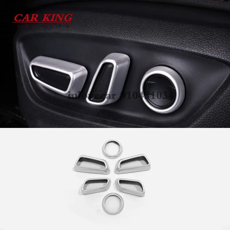 

For Toyota RAV4 RAV 4 XA50 2019 2020 2021 ABS Car Seat Adjustment Switch Knob Panel Trim Cover Trim Sticker Interior Accessories